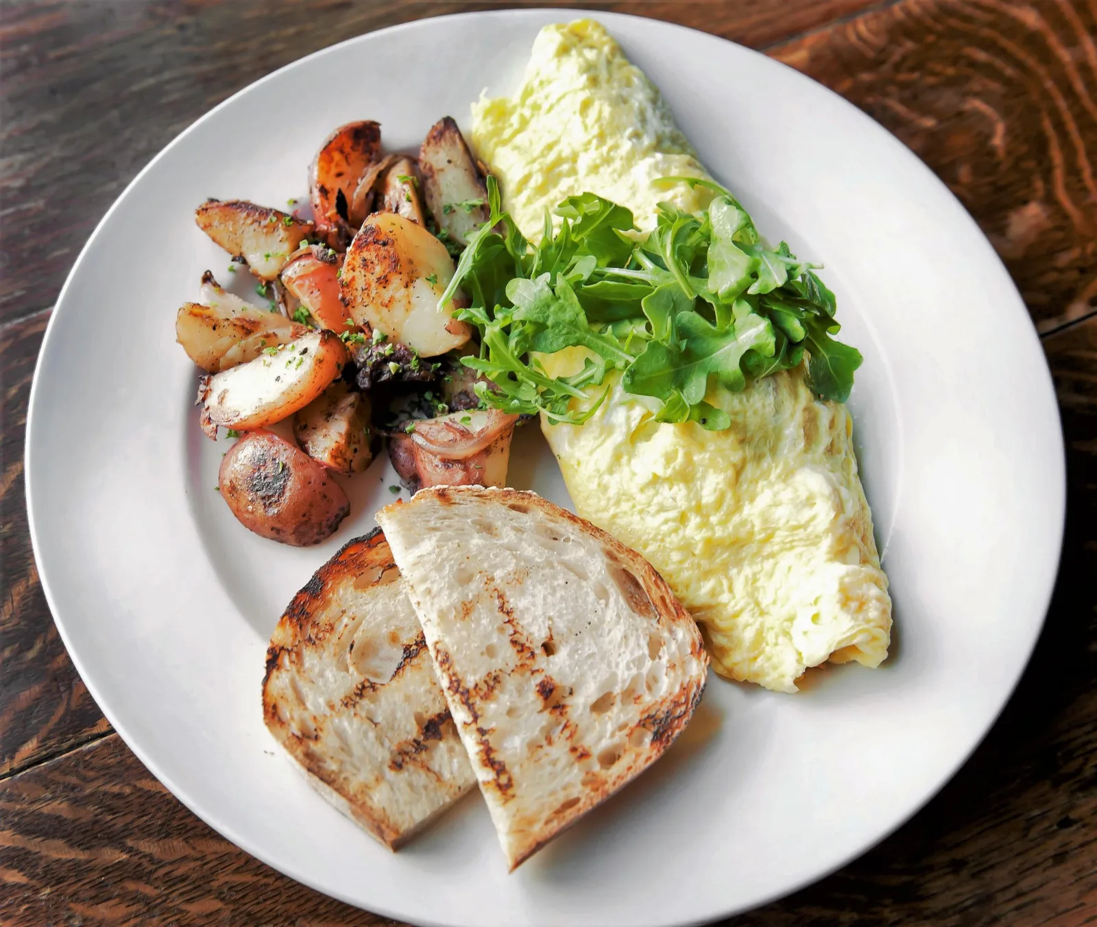 Tumans Omelet 2 for New Year’s Day 2024 Hangover Brunch at Tuman’s Tap & Grill