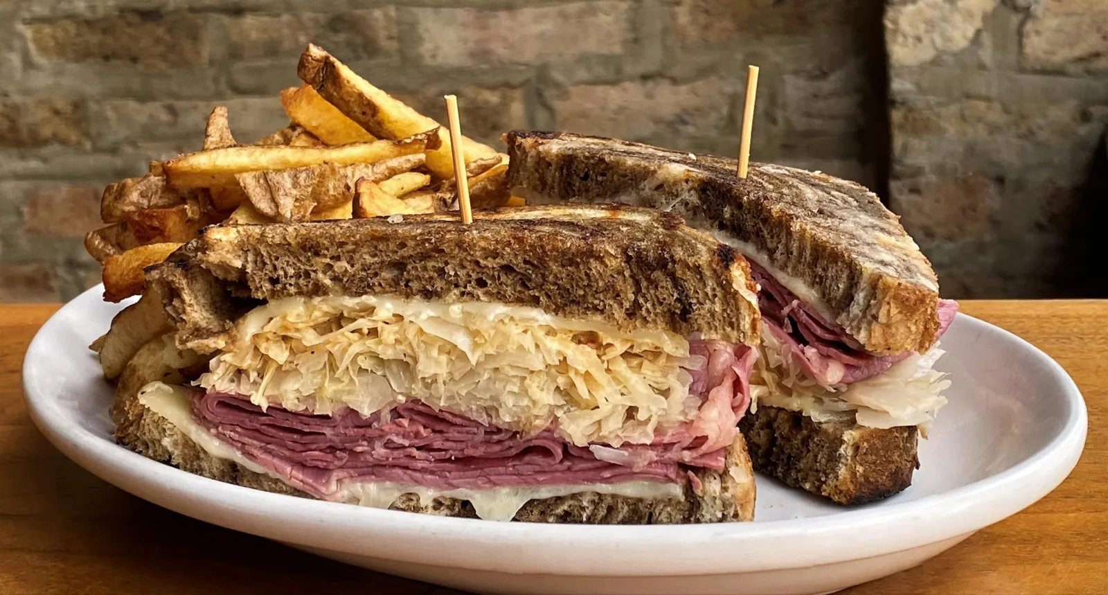 Reuben 3 13 21 2 for St. Patrick’s Day Specials at Mac’s Wood Grilled