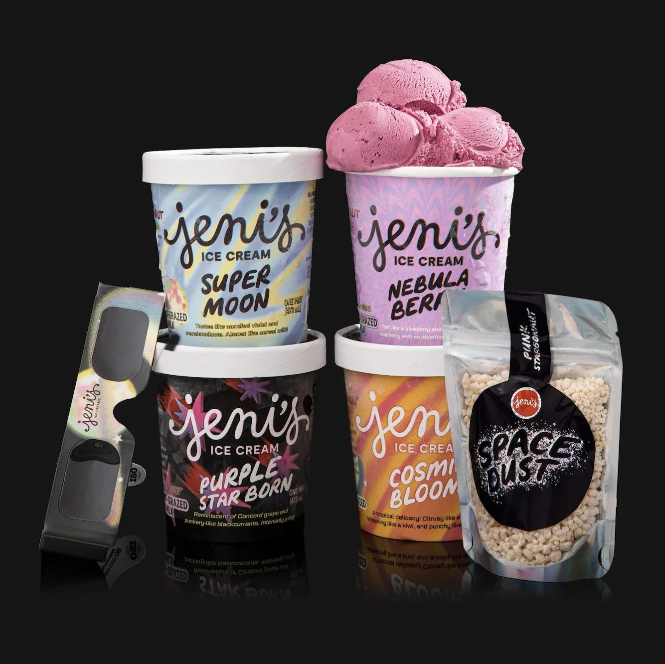 Image for Jeni’s Celebrates The Eclipse in Chicago With LTO Flavors + Space Dust