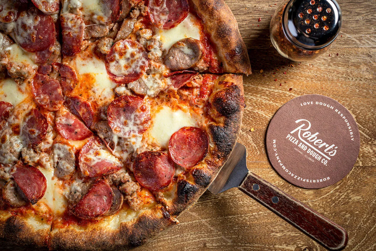 Roberts Pizza Cup Char for Robert's Pizza & Dough Co. Named #10 Pizza in the USA by 50 Top Pizza