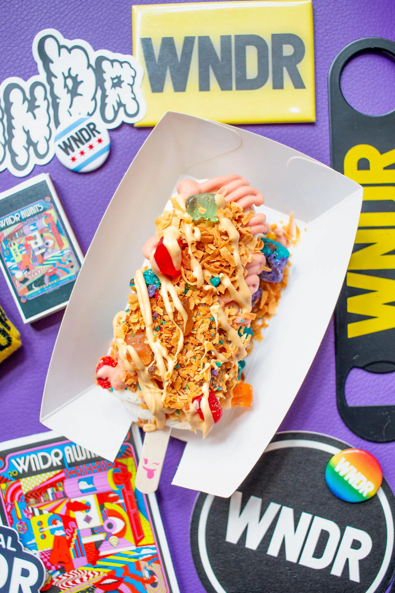 Wndr Bar 1 for WNDR Museum Debuts Build Your Own Ice Cream Bar Station in Partnership with Pretty Cool Ice Cream