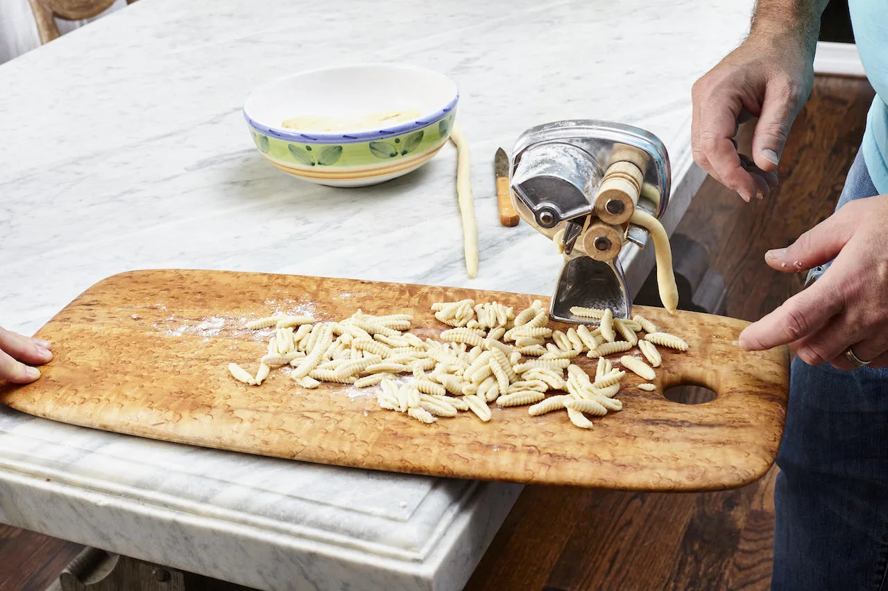 Cavatelli for Sardinian Cooking Class and Dinner at Tutore Cooking School, September 21