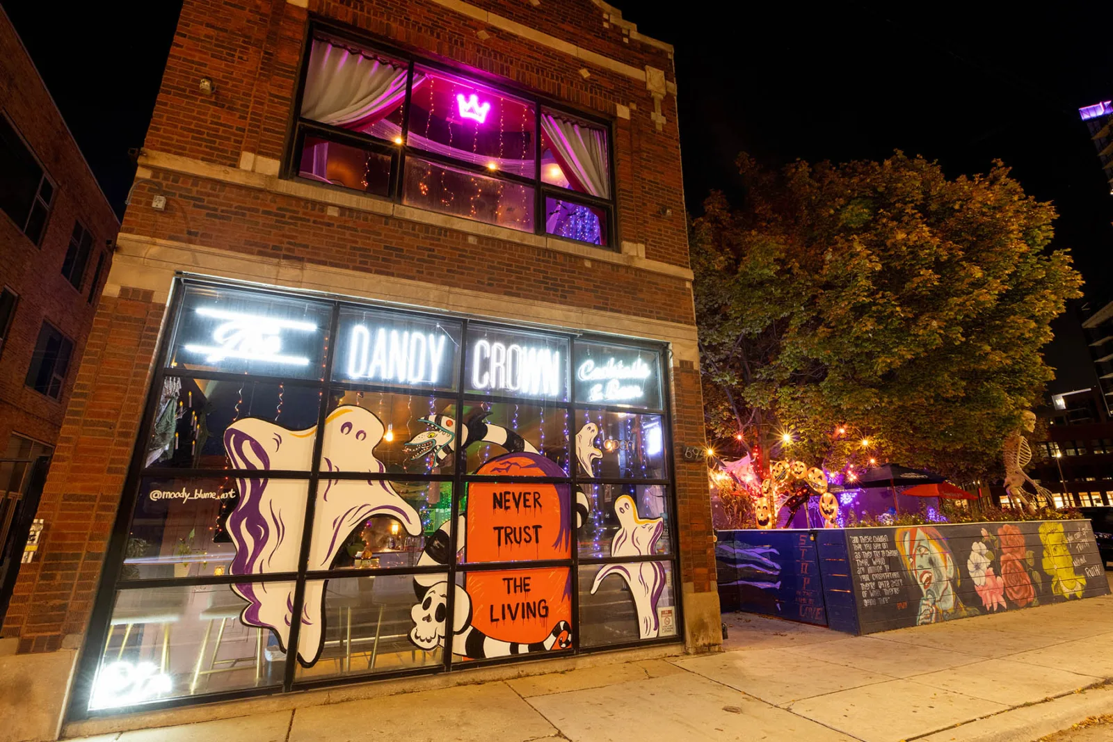 Dandy Crown Halloween 2024 0000 Unnamed for "Never Trust the Living" Halloween Pop up Bar Returns to The Dandy Crown in River West