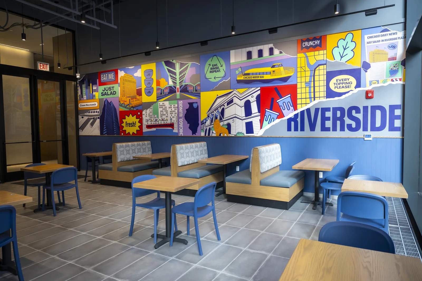 Lrp 2338 M for Just Salad Celebrates Grand Reopening of Riverside Plaza Location