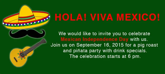 Mexican Independence Day 2015 for ​Celebrate Mexican Independence Day at Barbakoa