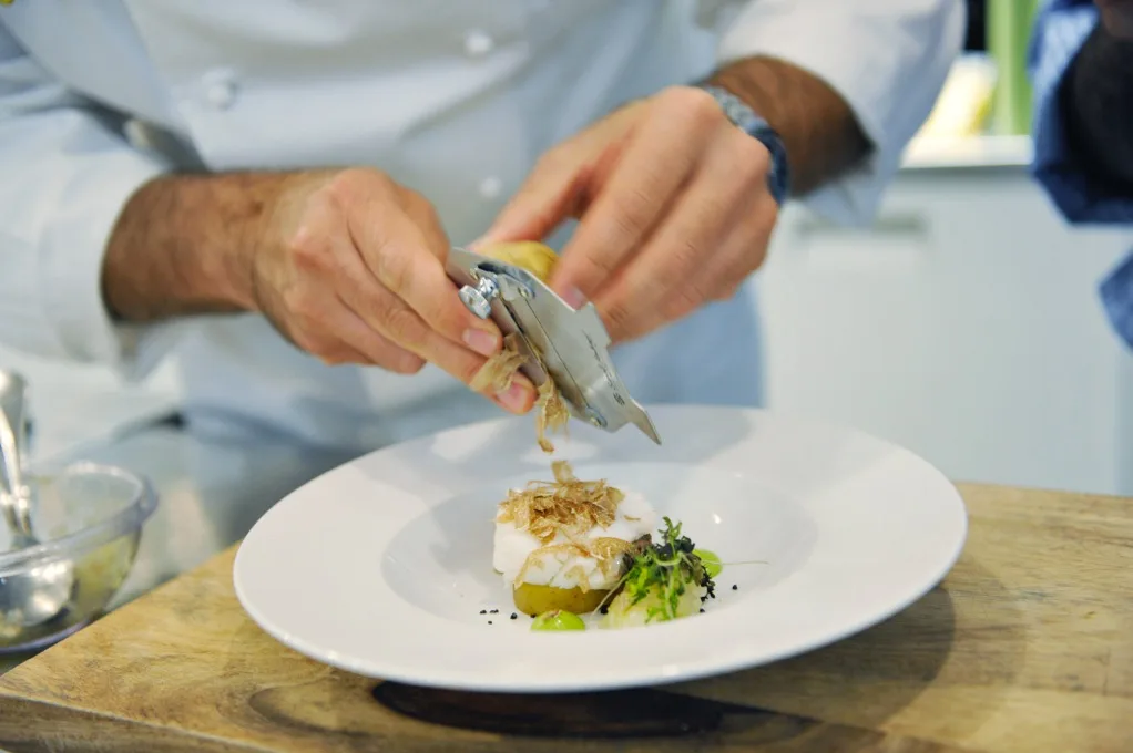 Shaving Truffles for Italian Culinary Luminaries Join American All Star Chefs for the Second Annual Identitá Chicago This Fall