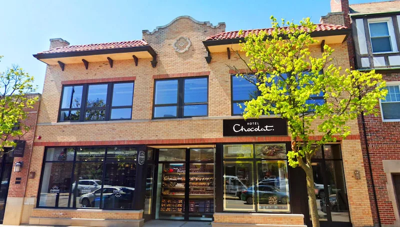 Hubbard Woods Storefront Courtesy of Hotel Chocolat for Hotel Chocolat Opens Fifth Chicago Location in Hubbard Woods
