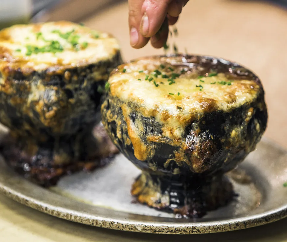 PCBB French Onion Soup for A La Carte French Restaurant Week