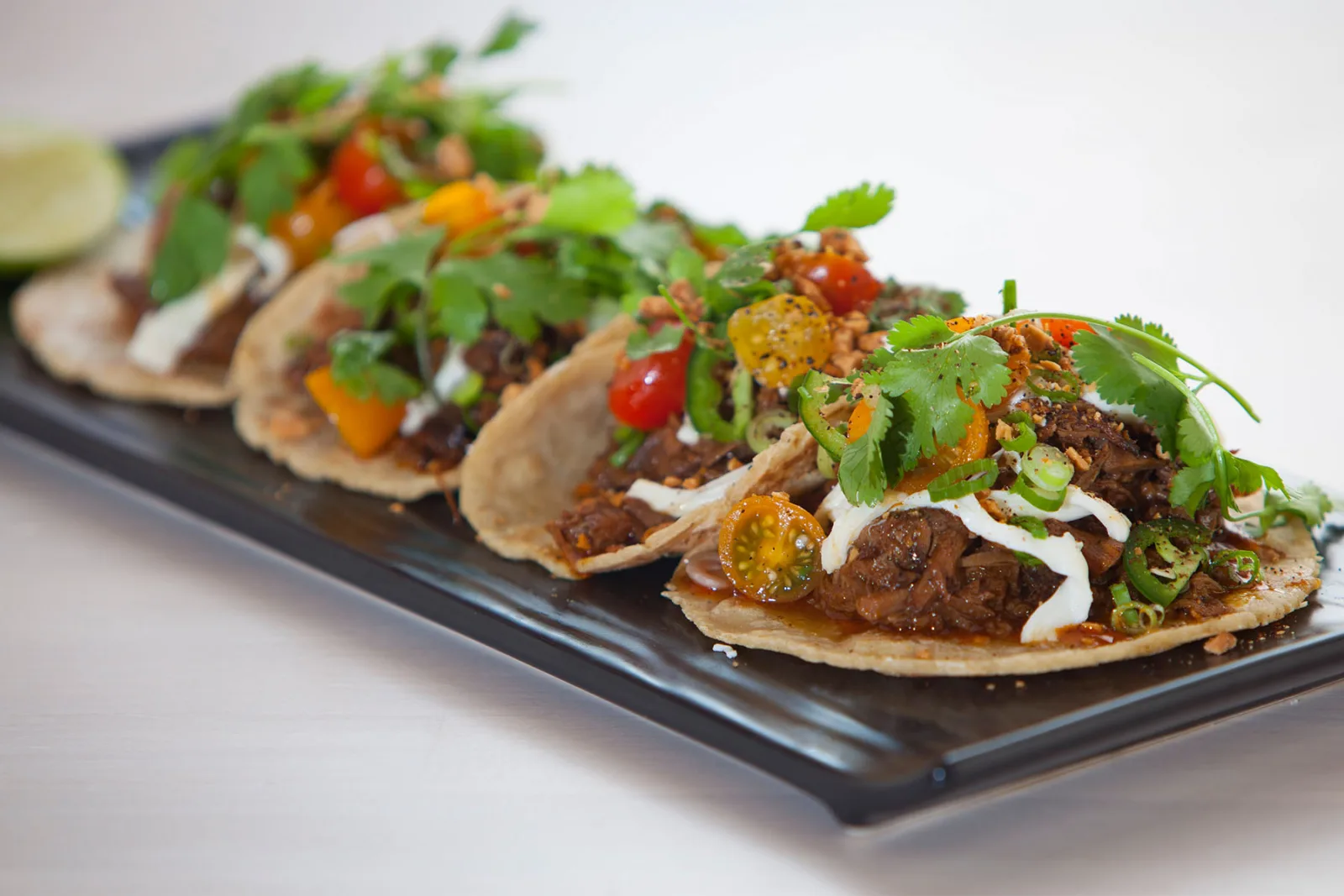 BarTakito 0002 Coffee Braised Beef Tacos for New Lunch and Happy Hour Specials at Bar Takito