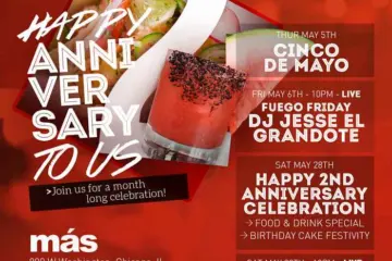 Aniversario 2 más bar web for Two Year Anniversary Festivities at más