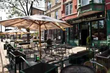 Division Ale House Patio for 3 Floyds Tap Takeover at Division Ale House Thursday, June 30