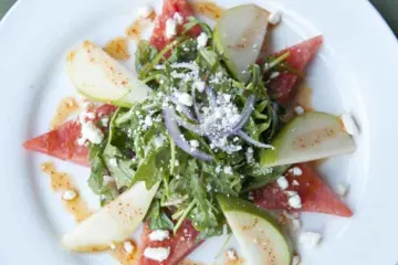 Hn Watermelon Salad 3 for Summer Menu Launch at High Noon Saloon