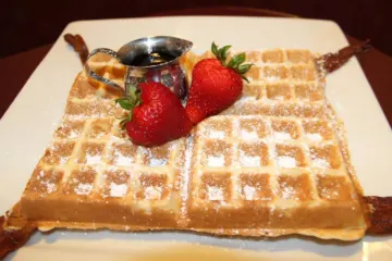 baconwafle for International Waffle Day at Hash House a Go Go
