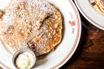 Little Goat Pancakes 0000 Little Goat Pancakes for National Pancake Day at Little Goat Diner Sept 26