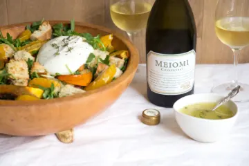 Squash Panzanella With Stems 18 Of 43 Edit for Meiomi Sparkling Wine Makes a Splash in Chicago Just in Time for the Holidays
