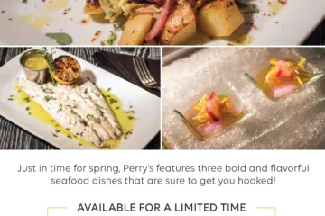 Off The Menu Seafood Specials Check Presenter for Perry’s Steakhouse & Grille to Feature Three Off the Menu Seafood Dishes This Spring