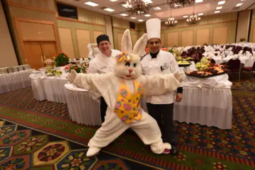 Easter Bunny for Pheasant Run Resort Easter Brunch