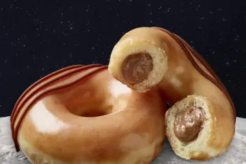 Og Filled Choc Lean for Krispy Kreme's NEW Original Filled Doughnut Now Available at Chicagoland Locations