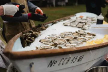 Icofarm Saltwash Dinner Hojoko 17 for National Oyster Day at GT Fish & Oyster