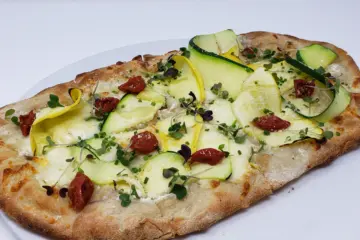Pinsa Zucchini 2 for Casati’s Celebrates National Cheese Pizza Day with Buy One Get One Free Cheese Pinsas