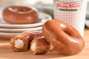Krispy Kreme Pumpkin Spice Doughnuts Badgeless for Krispy Kreme Seasonal Doughnuts are Back