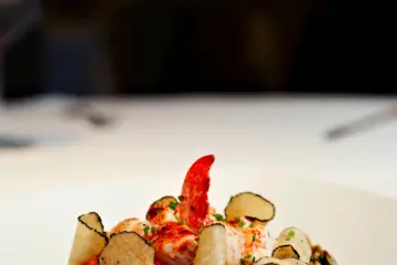 Lobster Truffle Risotto Off The Menu Med Rez for New Off The Menu Fall Features at Perry’s Steakhouse & Grille in Oak Brook this October