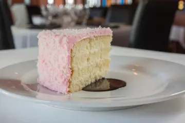 Breast Cancer Awareness Coconut Cake for Ocean Prime Chicago Turns Signature Coconut Cake Pink to Benefit Gilda's Club Chicago