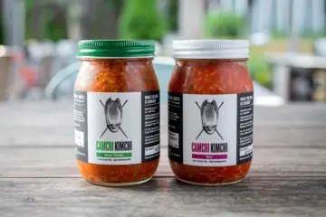 Camchi Kimchi Jars for Honey Butter Camchi Kimchi Pop up at Local Foods