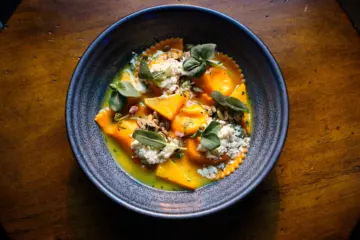 Pumpkin Pasta X 3 for Onward Hosts Pasta Cooking Class Series