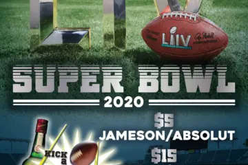 Lotties Super Bowl2020 for Super Bowl 2020 at Lottie's Pub