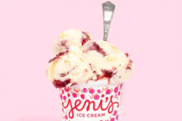 Raspberry Rose Jelly Donut Vol Pint Pink 1400 for Jeni’s Launches New Spring Flavor and Collection in Chicago