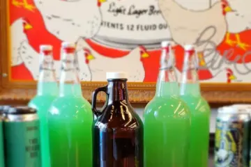 Growlers Jungle Juice for Cocktails to Go + Jungle Juice Growlers from Fry the Coop