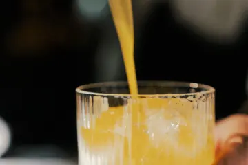 Orange Cocktail for AEW All Out Viewing Party at Mac’s Wood Grilled Labor Day Weekend
