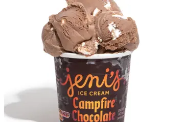 Campfire Chocolate Volcano Pint Ecom for Jeni’s Splendid Ice Creams Launching Holiday Flavors in All Chicago Scoop Shops November 5