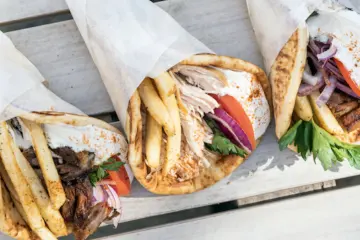 Wrap Group for Avli Debuts Greek Street Food Carry out Menu in River North