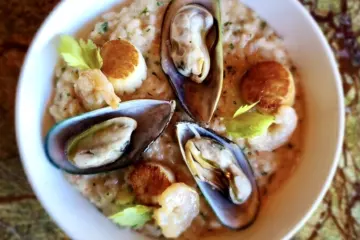 Risotto Formentos for A Very Wixter Winter Collaboration Pairs Up Sustainable Seafood and Chefs