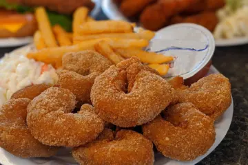 Lawreneces 2020 Anniv 0001 Shrimp Dinner for CFM Asks: Kurt Schweig, Owner of Lawrence’s Fish & Shrimp