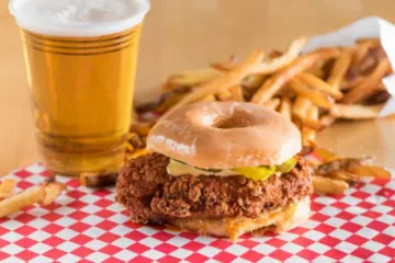 Fry The Coop Donut Sandwich for Where to Order Takeout During the Cold Days of Winter