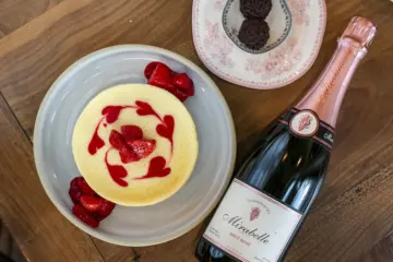 Virtue V Day Dessert Sparkling 7005 for Valentine's Day Dining and Carryout Specials Around the City