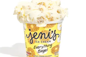 Everything Bagel Volcano Pint Ecom 505Px for Everything Bagel Ice Cream Now Available at Jeni’s Chicago Scoop Shops