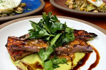 Charred Eggplant for Cindy's Rooftop at Chicago Athletic Association Hotel Announces New Menu