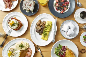 Roux Flat Lay for Roux, a Southern Diner, Now Open in Hyde Park