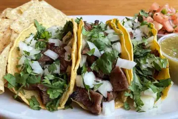 Tacos Close Up 5 3 21 for Cinco De Mayo Specials at Mac’s Wood Grilled