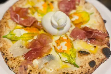 Squash Blossom Pizza Tony Gemignani for Robert's Pizza Welcomes Tony Gemignani with Book Signing & Exclusive Collaborative Pie
