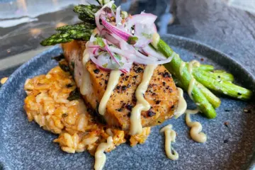 Salmon Entree for Thorn Restaurant & Lounge in Rosemont Changing Menu to Complement the New Fall Season
