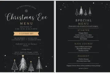 Che Sas Holiday Graphic for CheSa’s Bistro and Bar Celebrates Christmas Eve in Avondale
