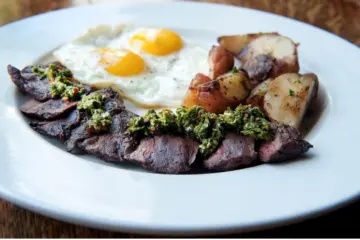Steak Eggs for New Year’s Day Hangover Brunch at Tuman’s Tap & Grill
