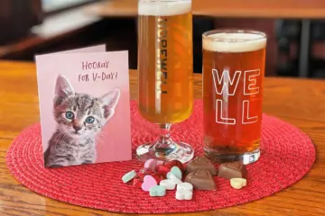 Hopewell Val Day Two 1 29 23 for Valentine’s Day “Beers for PAWS” at Tuman’s Tap & Grill