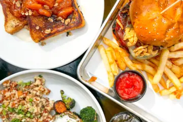 Brunch Layout for Frontier’s F1 Watch Party, Featuring a Full Brunch Menu, Happening May 7th