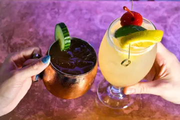 Cucumber Mule Peach Cooler 3 for City Works Eatery and Pour House in Vernon Hills Introduces Late Night Happy Hour